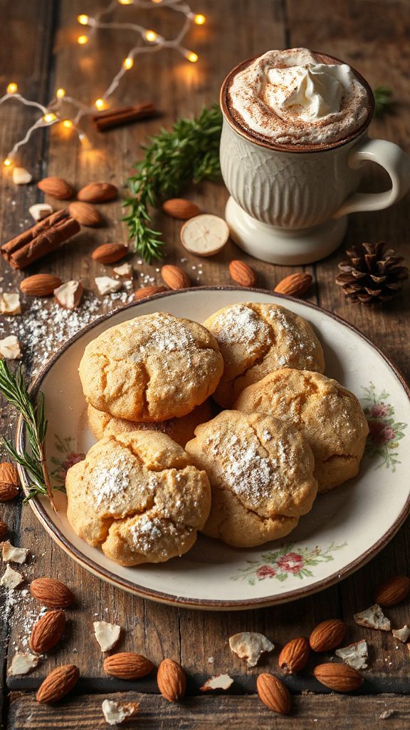 almond rye butter cookies
