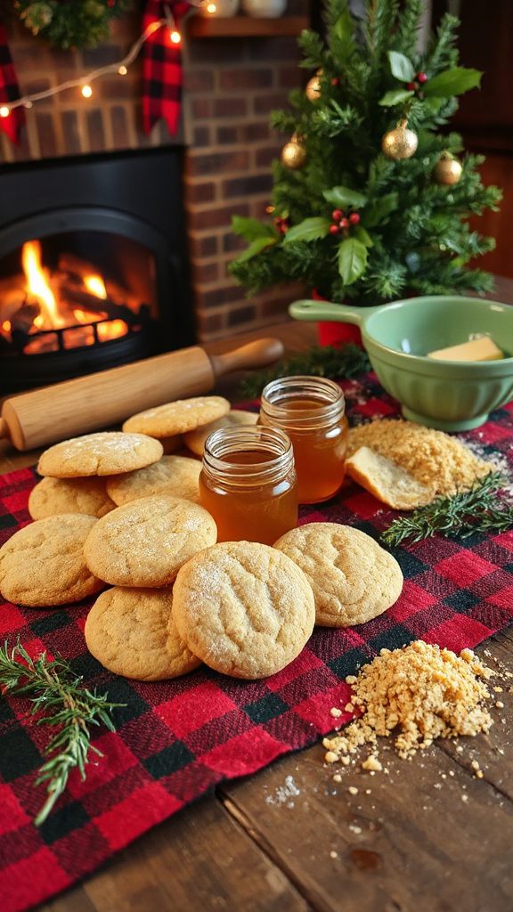 appalachian honey cornmeal cookies