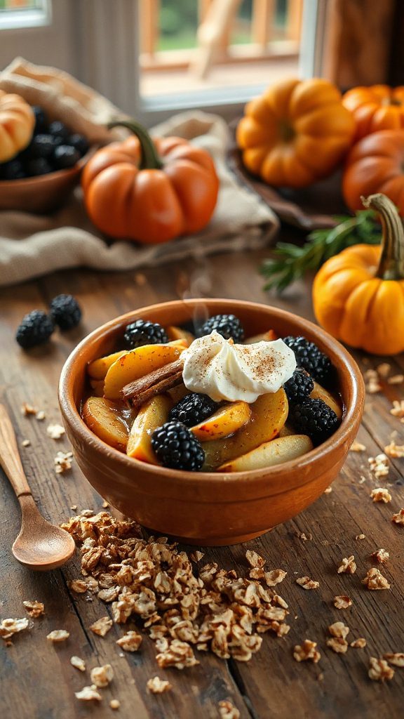 apple and blackberry compote apple and blackberry compote