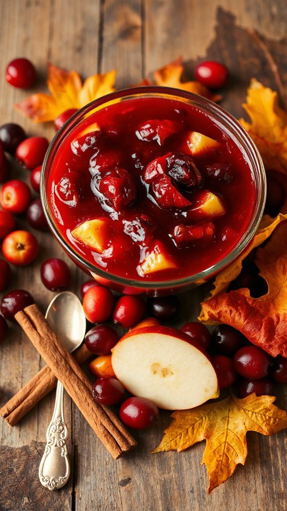 apple cider cranberry sauce