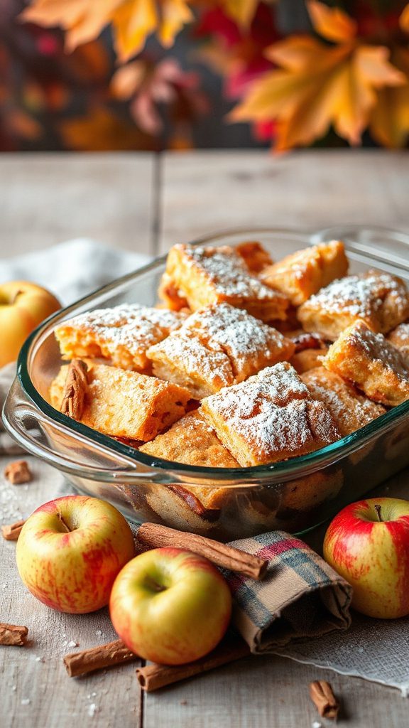 apple cider donut dessert