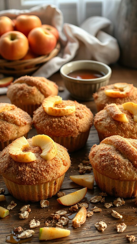 apple cider donut muffins