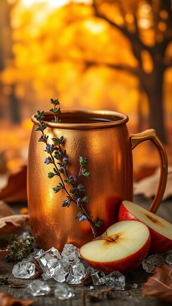apple cider ginger mule