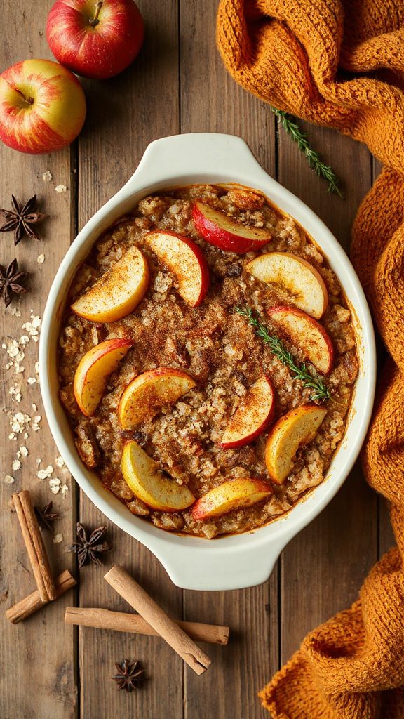 apple cinnamon baked oatmeal recipe apple cinnamon baked oatmeal recipe