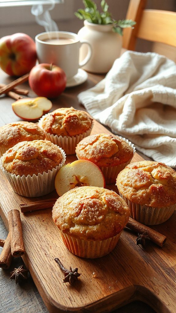 apple cinnamon breakfast muffins