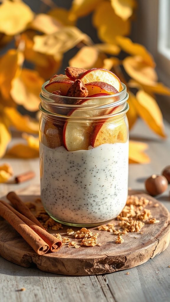 apple cinnamon chia pudding