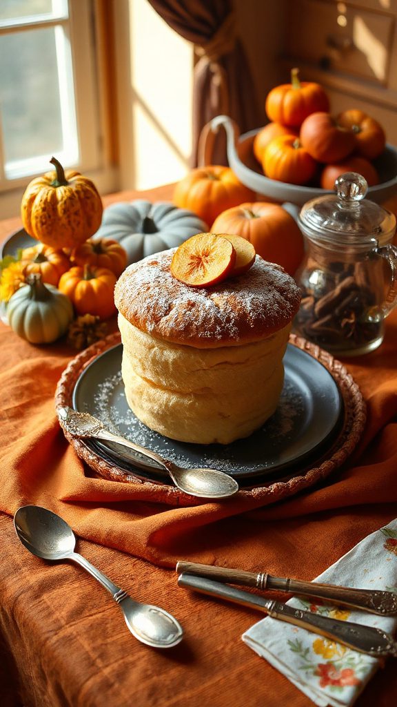 apple cinnamon dessert souffl