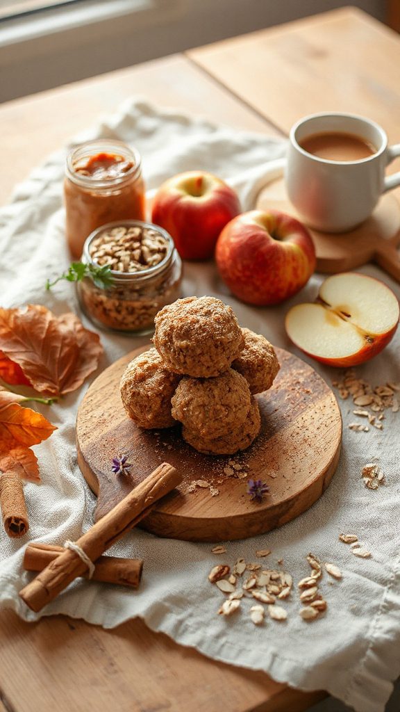 apple cinnamon energy bites apple cinnamon energy bites