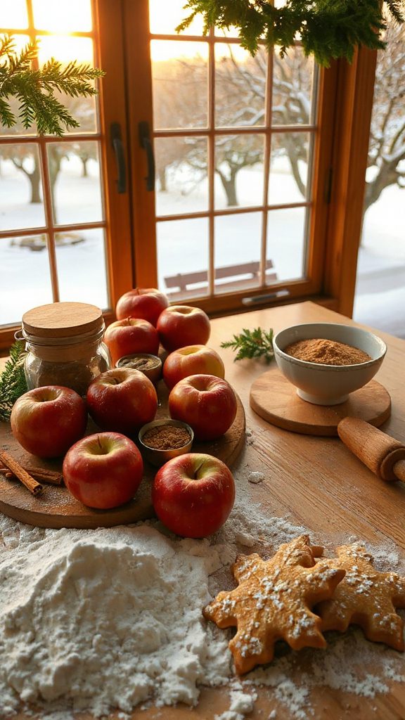 apple cinnamon holiday cookies