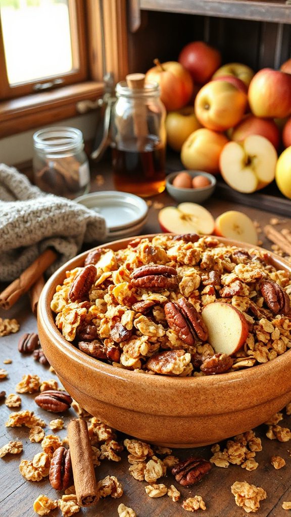 apple cinnamon maple granola apple cinnamon maple granola