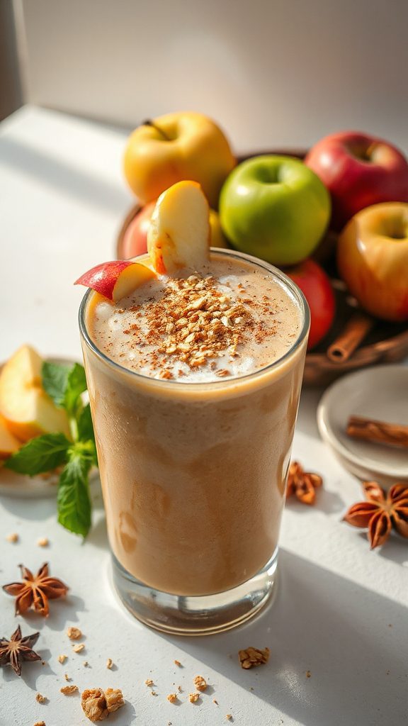 apple cinnamon yogurt smoothie