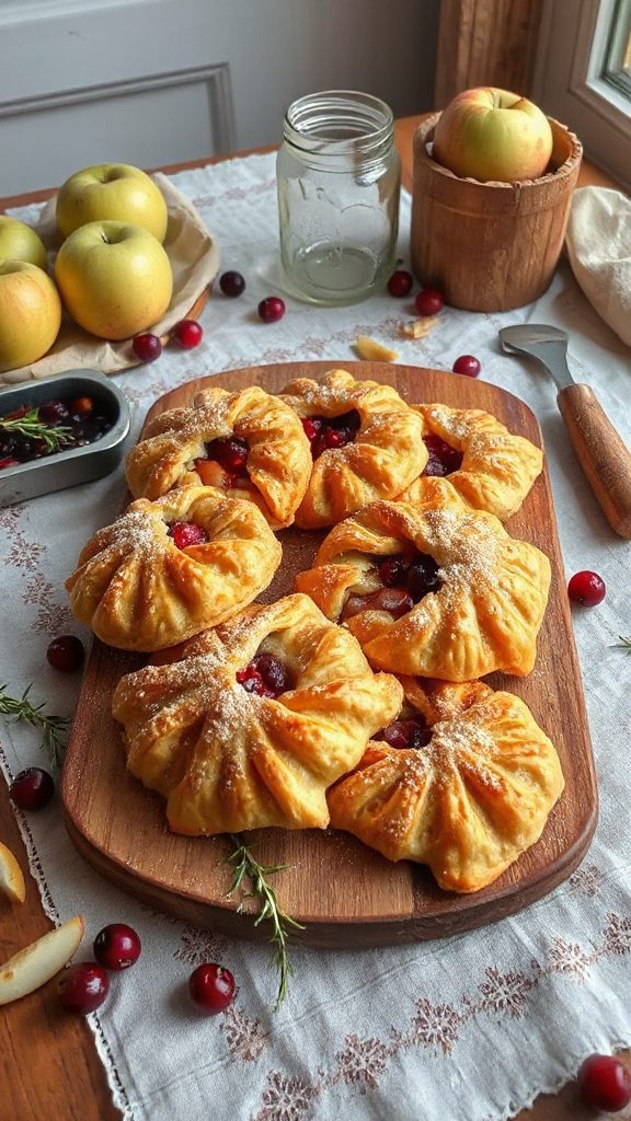 apple cranberry hand pies