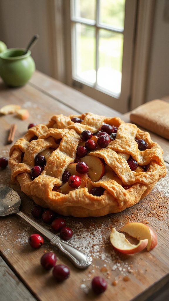 apple cranberry pie recipe