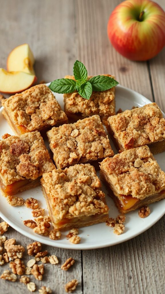 apple crisp dessert bars
