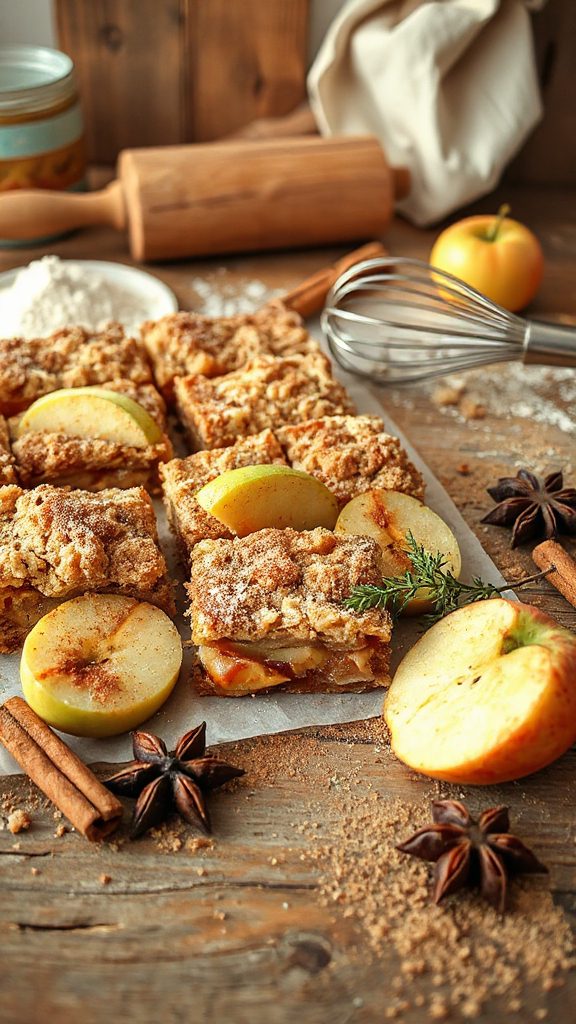 apple crumb dessert bars