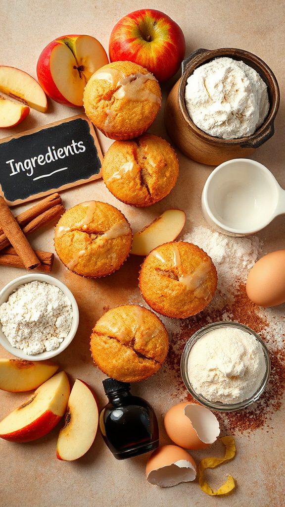 apple donut muffin recipe
