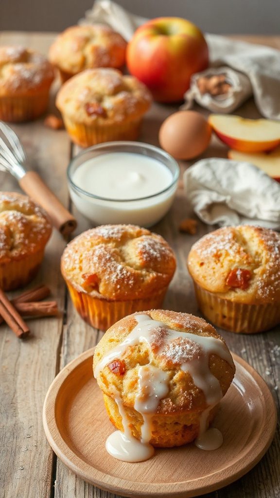 apple donut muffins recipe
