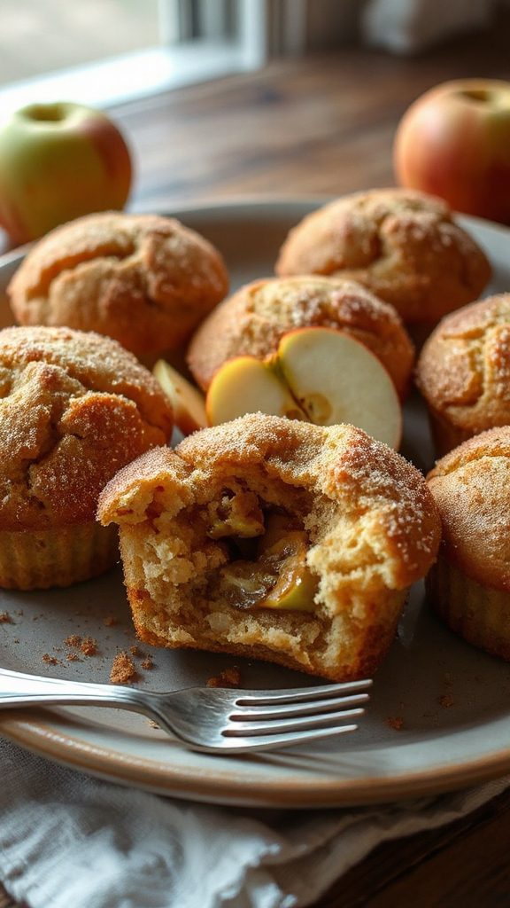 apple donut muffins recipe