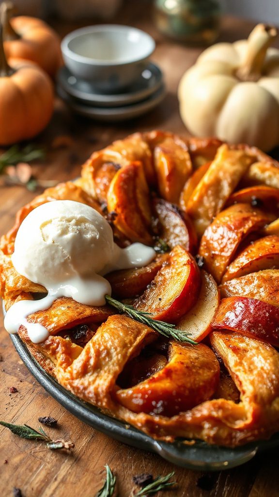 apple pepper tart dessert