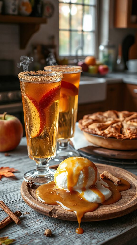 apple pie ice cream affogato apple pie ice cream affogato