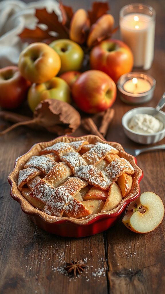 apple pie with caramel twist