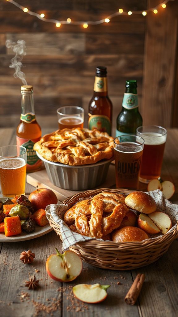 apple pie with cider