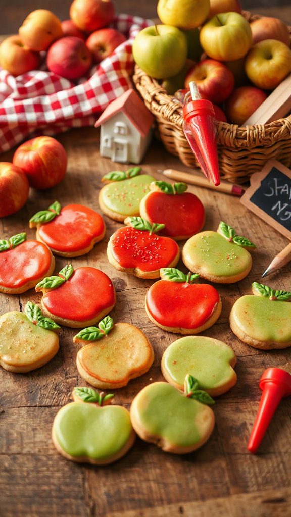 apple shaped cookie recipe