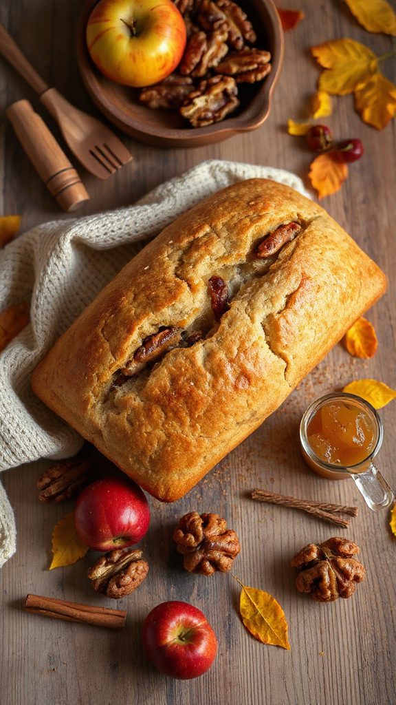apple walnut quick bread