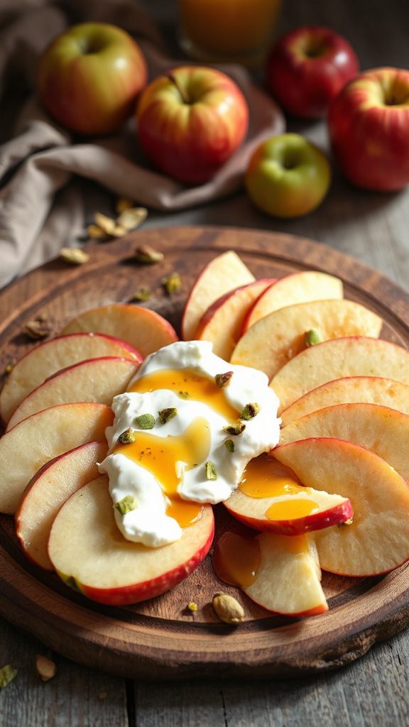 apple yogurt honey snack