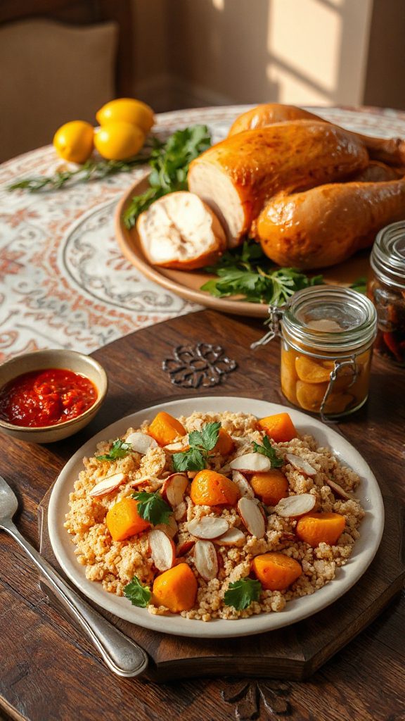 apricot almond stuffing recipe