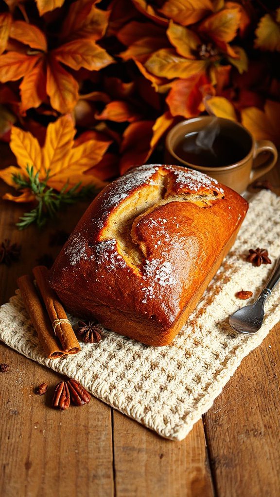 aromatic chai infused loaf