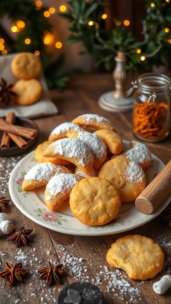 aromatic saffron sugar cookies