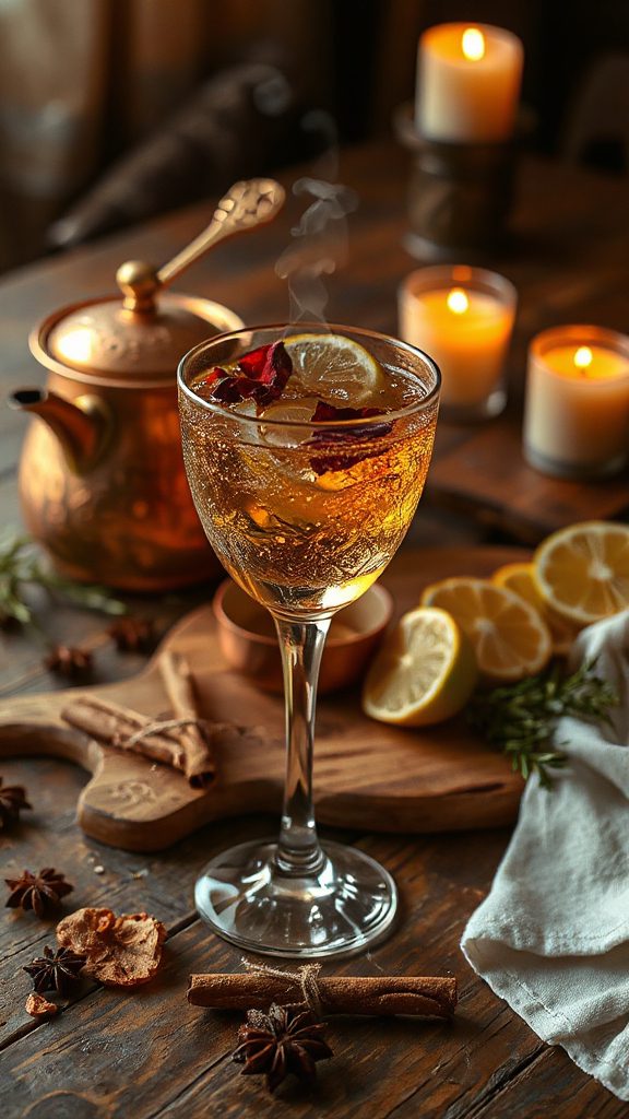 aromatic vanilla cinnamon infusion