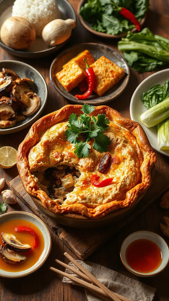 asian flavored tofu pot pie asian flavored tofu pot pie