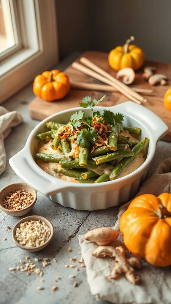 asian green bean casserole