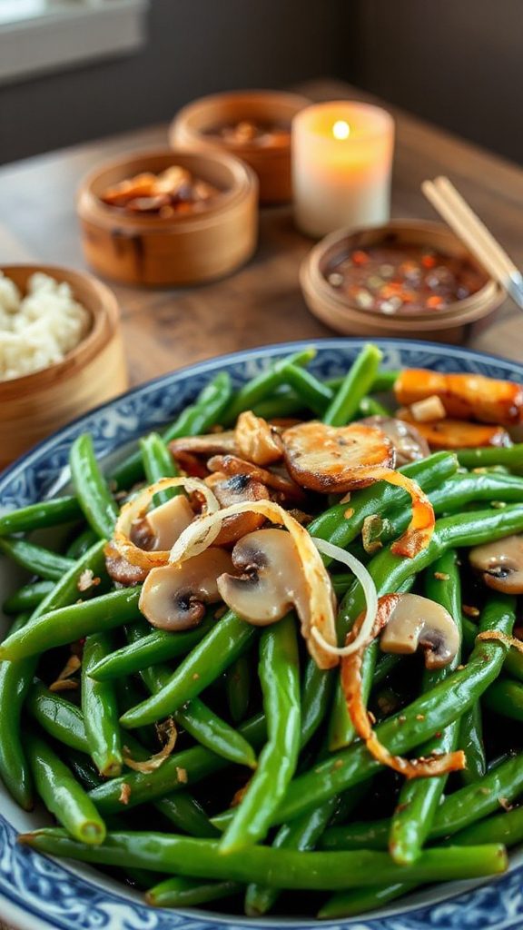 asian green bean casserole