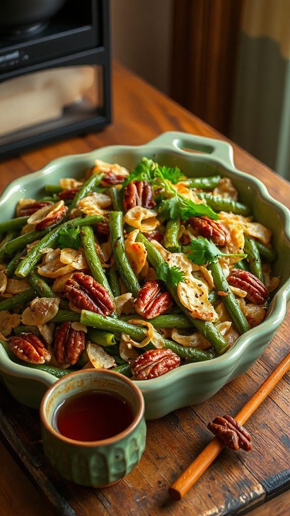 asian green bean casserole
