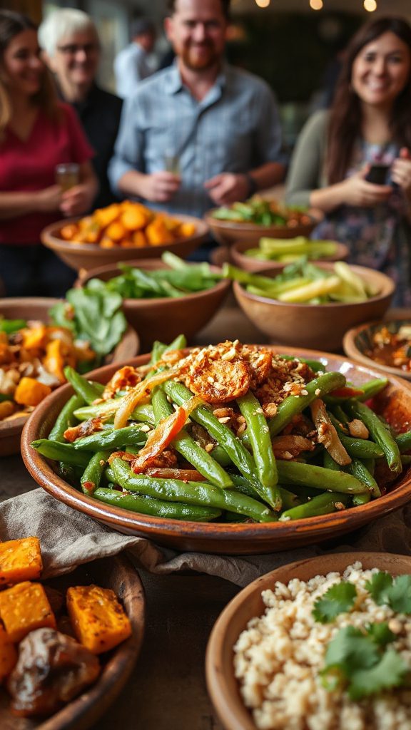 asian green bean casserole