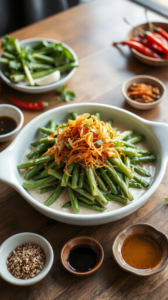 asian green bean casserole