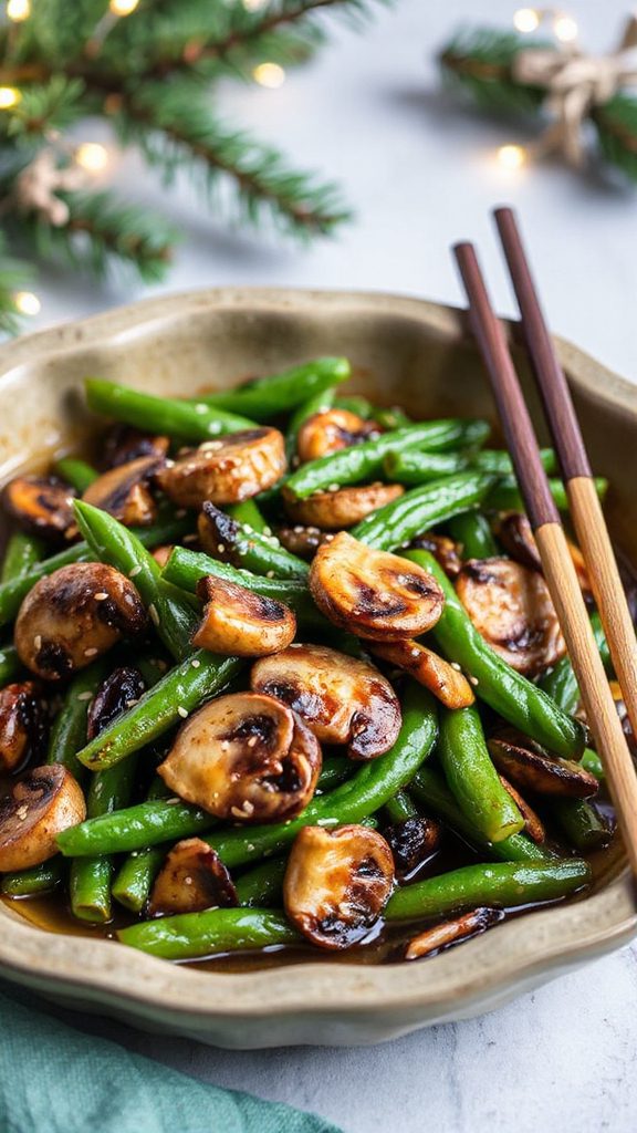asian inspired green bean dish asian inspired green bean dish