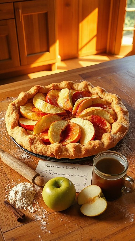 assemble delicious apple slab pie