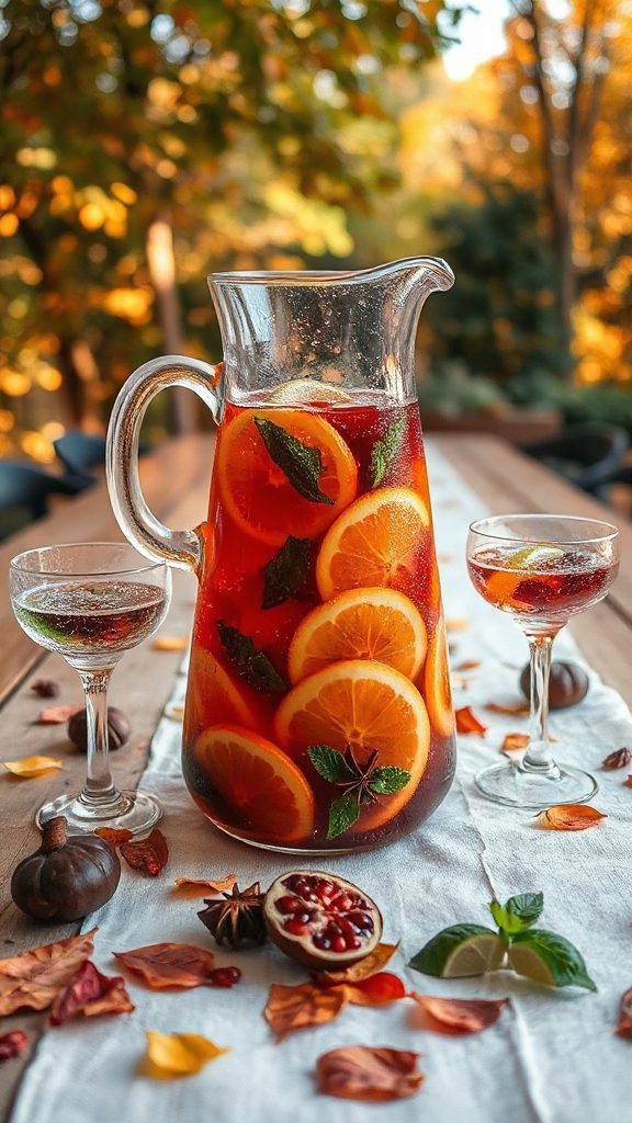 autumn baijiu sangria recipe