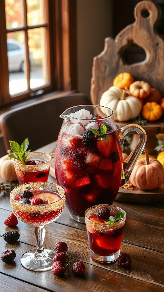 autumn berry cocktail delight