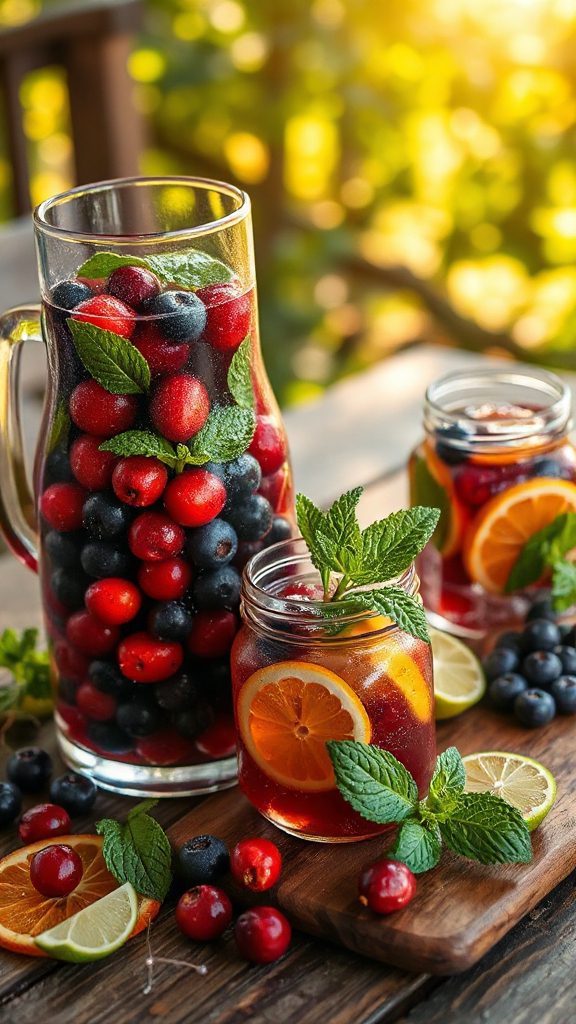 autumn berry mojito delight