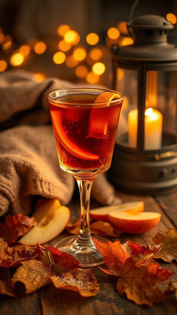 autumn citrus cognac cocktail