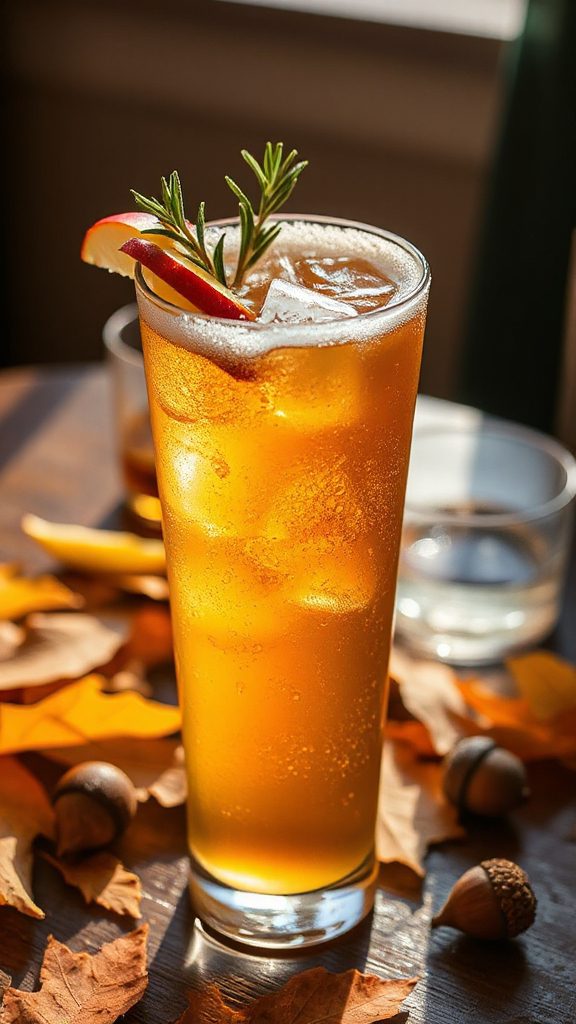 autumn cocktail with bourbon autumn cocktail with bourbon