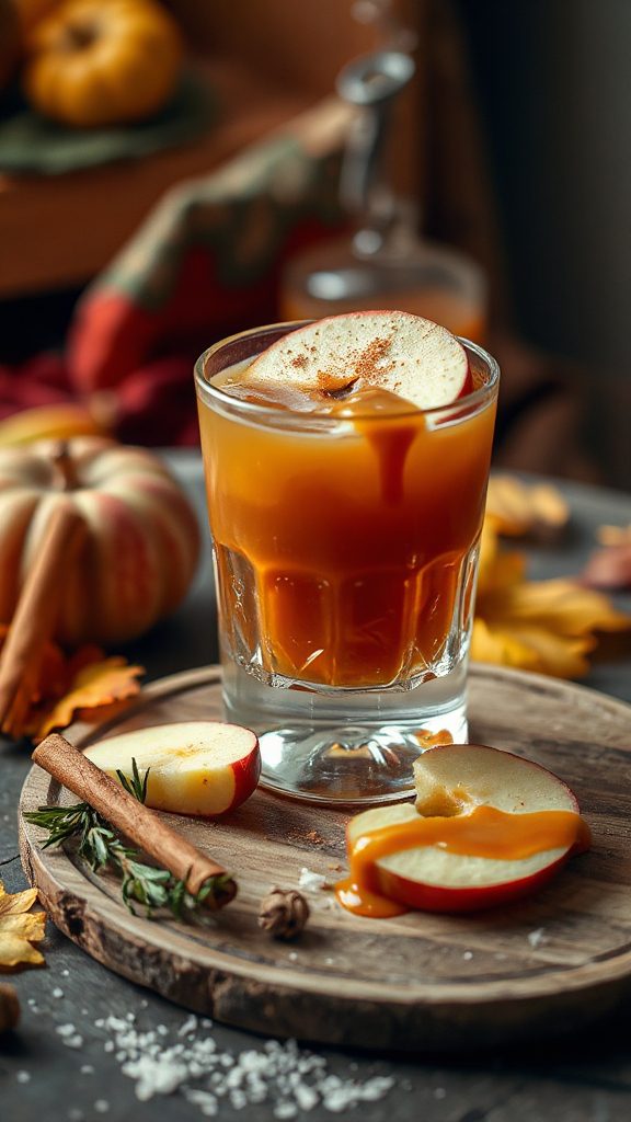 autumn cocktail with cacha a autumn cocktail with cacha a