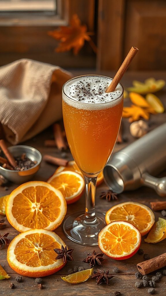 autumn cocktail with spice