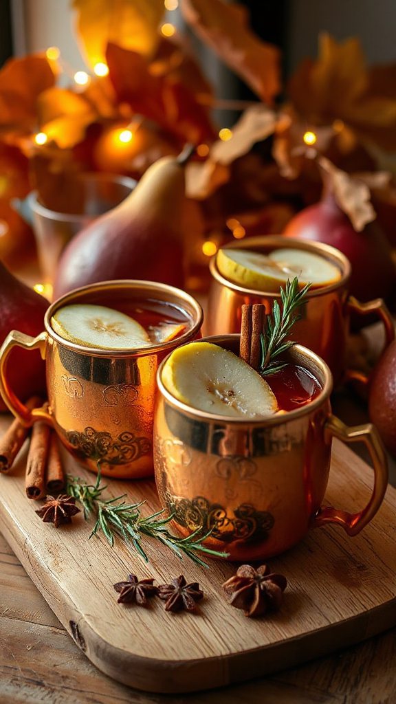 autumn cocktail with spices