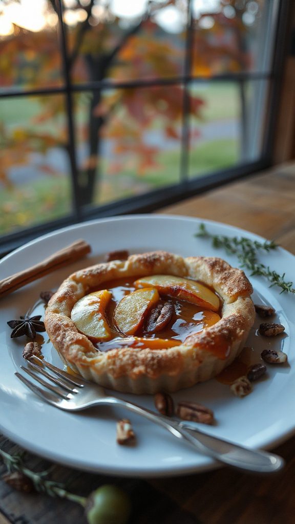 autumn flaked apple tart autumn flaked apple tart